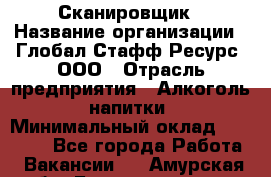 Сканировщик › Название организации ­ Глобал Стафф Ресурс, ООО › Отрасль предприятия ­ Алкоголь, напитки › Минимальный оклад ­ 26 600 - Все города Работа » Вакансии   . Амурская обл.,Благовещенск г.